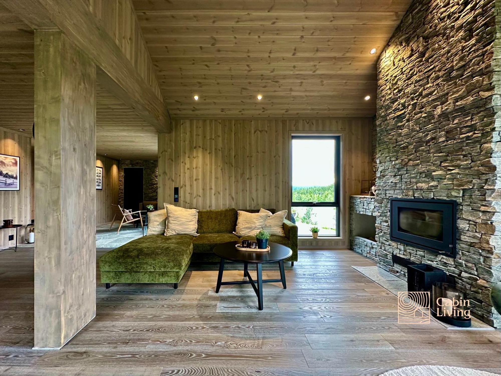 Brand New Cabin On The Sunny Side Of Gaustatoppen With A Great View Tuddal Exterior foto