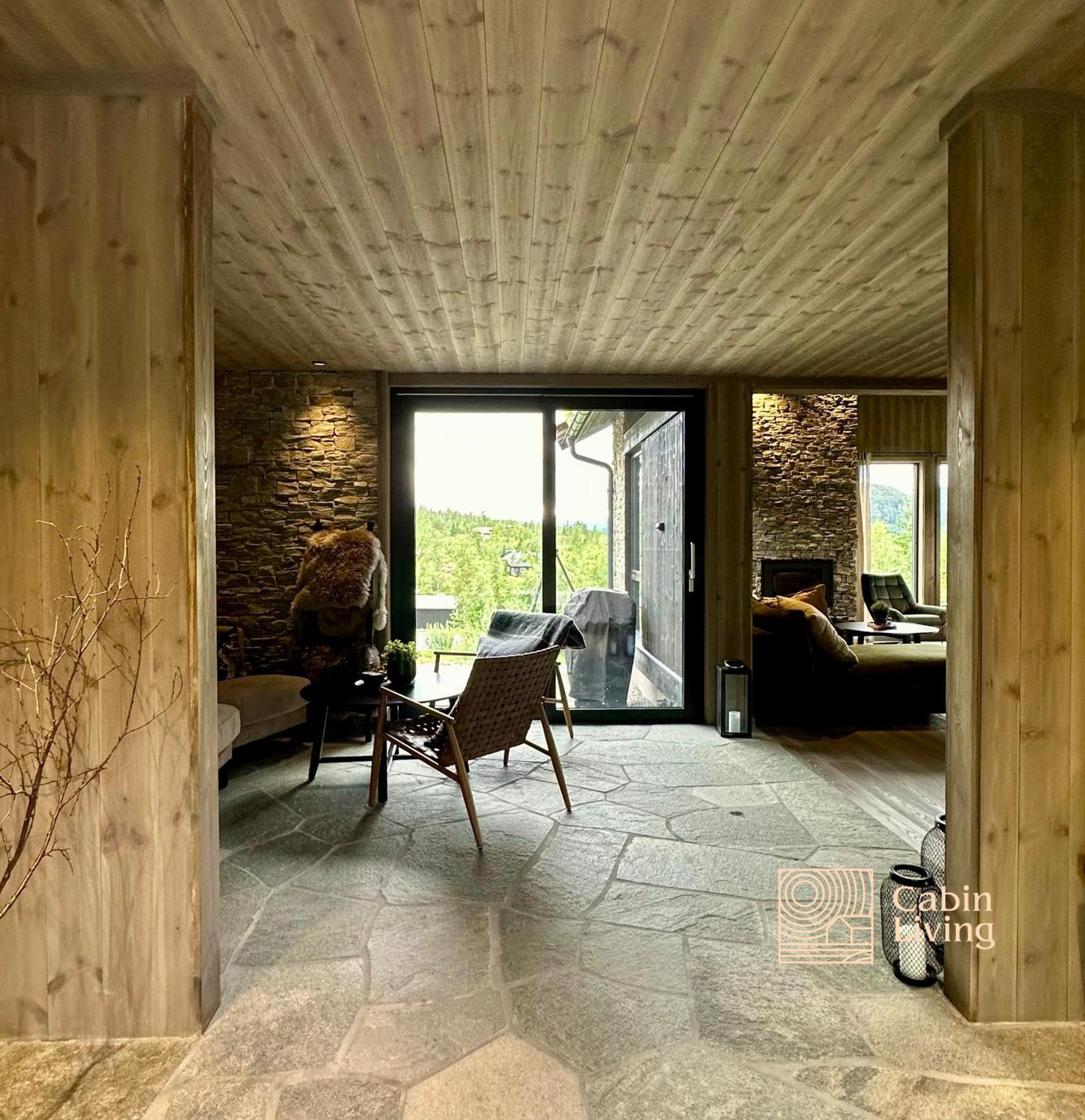 Brand New Cabin On The Sunny Side Of Gaustatoppen With A Great View Tuddal Exterior foto